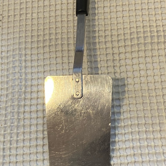 Vintage Stainless Steel Spatula with Floral Fruit Handle - Picture 7 of 9